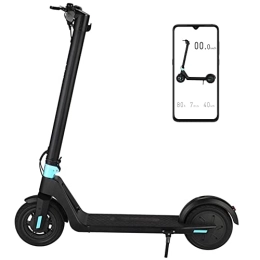 YJF-MRY Scooter YJF-MRY Electric Scooter Adults with Powerful Headlight & App Control Fast 25Km / H 25Km Long Range Foldable E Scooter Fast Commuter Scooters Max Load 120Kg, Blue