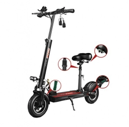 YLFGSLEP Electric Scooter YLFGSLEP Electric scooter, 21AH large lithium battery 48V500W high power motor 10 inch portable folding scooter with LCD instrument panel, battery life 80-100KM