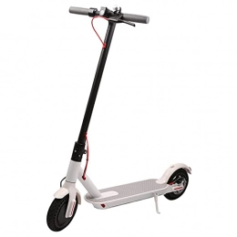 YMXLXL Electric Scooter YMXLXL Electric Scooter, 350W Motor, 7.8 AH Lithium Battery, Lightweight Foldable E-Scooter for Adults, 3 Gears, Max Speed 30 Km / H, Easy To Carry, Gift for Kids & Adults, White