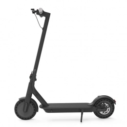 Yonos 8.5" Electric Kick Scooter, 350W Motor, 16 Miles Range & 15.5mph Speed Max, LED Headlight & Display, Portable Folding Easy Carry EBike for Adult, With Helmet, Black