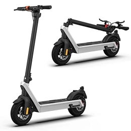 YQGOO Electric Scooter YQGOO Folding Electric Scooters Adults, SUV Off Road Electric Scoote with 500W Motor Up To 40Km / H, Max Long-Range 65Km, 36V / 15.6Ah Removable Lithium Battery, 10" Vacuum Tire