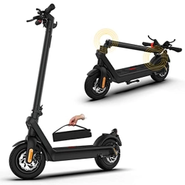 YQGOO Electric Scooter YQGOO SUV Off Road Electric Scoote, Folding Electric Scooters Adults, with 500W Motor Up To 40Km / H, 36V / 15.6Ah Removable Lithium Battery, Max Long-Range 65Km, 10" Vacuum Tire
