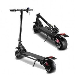 YUXIAOYU Electric Scooter YUXIAOYU Mini Adult Scooter, Dual Braking System 9 Inch Tire Max Speed 25Km / H, Folding Electric Scooters with Warning Tail Light, Maximum Load 200Kg, 500W Motor, dual drive, 48V / 12AH