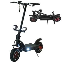 YX-ZD Electric Scooter YX-ZD Adults Electric Scooter Folding Offroad Electric Scooter 37.5 Mph - 1200W Dual Motor, 10 Inch Inflatable Tyres, Range Up To 45 Miles Max Load 150Kg
