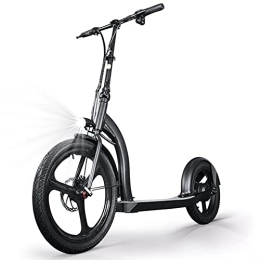 YX-ZD Scooter YX-ZD Electric Scooters Adult, Urban Commuter E-Scooter Folding Fat Tire Electric Scooter, 20'' Pneumatic Tire / 350W Motor / Up To 30MPH / 36V 10Ah Lithium Battery