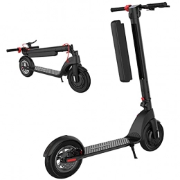 YYGG Electric Scooter YYGG Electric Scooter, X8 Upgraded Detachable Battery, Max Speed 15.5 MPH, 10-inch Dual Density Tires, Foldable and Portable Commuting Electric Scooter for Adults