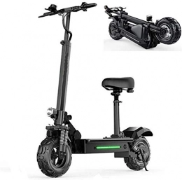 YZ-YUAN Electric Scooter YZ-YUAN Portable Electric Scooters 500W Outdoor Riding Scooter Electric Off-road Tires Foldable Commuter Scooter With Seat, Motor 48V 28.6Ah Battery Maximum Speed 55km / H Electric Scooter With Seat