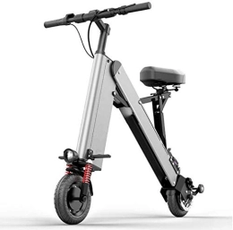 YZ-YUAN Electric Scooter YZ-YUAN Portable Mini Electric Scooter For Adults, Aluminum Alloy Body, GPS Positioning, Three-speed Speed Regulation, 350W 8-inch Ultra-light Portable Electric Scooter With Seat