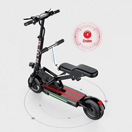 ZCPDP Electric Scooter ZCPDP Parent-child Folding Electric Scooter Super Load Lithium Battery 48V26.6AH / 100-120KM, Brushless Motor 500W, Double Disc Brake, 200kg Load, Folding Commuter Scooter