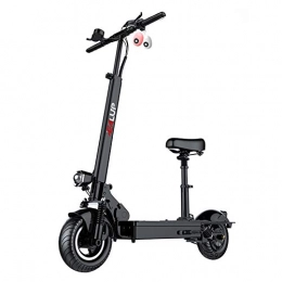 ZHAORU Scooter ZHAORU Durable Electric Scooter with Seat Folding Commuting Scooter for Adults with Double Braking System, Folding Mobility Scooter with USB Interface