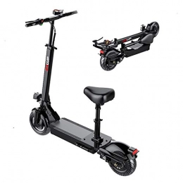 ZHAORU Electric Scooter ZHAORU Electric Scooter for Adults with 500W Motor, Folding Electric Scooter Offroad with Pneumatic Tires, Stylish and Bright LED Lighting