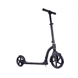 Zhenwo Electric Scooter Zhenwo Adults' Ferris Wheel Scooter Youth Adult Scooter with Brake Belt Suspension Stylish Black Folding Scooter Load 120 Kg (Not Electric), A