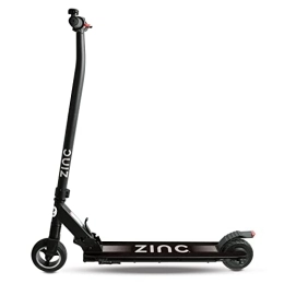 zinc Electric Scooter Zinc Unisex Kick E-scooter Folding Electric Eco Scooter - Black