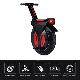ZKORN Electric Unicycle Scooter, Electric Scooter Smart Self-Balancing LED night lights are Safer Easy to Carry and Powerful Top Speed 20km/h, Load capacity 120 kg, Unisex Adult(black90km)