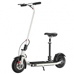 ZLYJ Electric Scooter ZLYJ Electric Kids / Adult Scooter with 3 Seconds Easy-Folding System, Folding Scooter with Disc Brake and Large Wheels 36V Powerful 480W Motor B