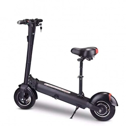 ZLYJ Scooter ZLYJ Electric Scooter, Folding E-Scooters With Seat Fast, 500W Motors, Max Speed 35km / h, 80km, LCD Display 15Ah Li-Ion Battery, E-Scooter for Teenager and Adults
