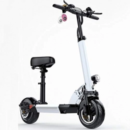 ZLYJ Electric Scooter ZLYJ Electric Scooter for Adults / Teens, 36V / 10.4AH Powerful 500W Motor Big Wheels Scooter Easy Folding Kick Scooter Durable Push Scooter Support 220lbs Suitable for Age 10 Up Teens / Adults A
