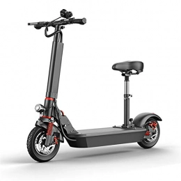 ZLYJ Electric Scooter ZLYJ Electric Scooter with Seat Fast, E-Scooters 500W Motor, Max Speed 40km / h, 80km, Foldable Electric Scooter with LCD Display 18Ah Li-Ion Battery, Scooter for Teenager and Adults