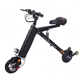 ZTBGY Scooter ZTBGY New Electric Scooter, electric Scooter Adult with Seat, 8``Tyre Folding Off Road Motorized Scooter with 3 Speed Modes Endurance 30km Up To 15 Mph, Electric Kick Scooter for Adult & Teens (black)