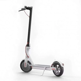 ZWL Scooter ZWL Foldable Electric Scooter Portable Commuter, 6-Inch Inflatable Anti-Skid Tires, Powerful 350W Motor, Up To 25 Km / H, Commuter Electric Scooter, White