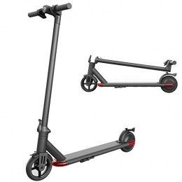 ZWW Scooter ZWW Electric Foldable Kick Scooter, Lightweight Portable Adult 2-Wheel Aluminum City Commuter Scooter with LED Display & Lights & Double Brakes-Maximum Load 150Kg