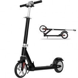 ZWW Scooter ZWW Electric Folding Kick Scooter, Portable 2-Wheel Aluminum City Commuter Scooter with Dual Shock Absorption System for Adults / Teenagers-Maximum Load 100Kg