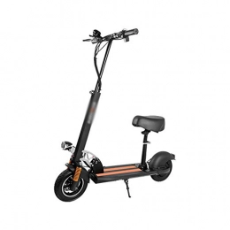 ZXCVBNAS Scooter ZXCVBNAS Electric Scooter-Up To 40Km / H, 10-Inch Pneumatic Tires, 350W Brushless Hub Motor, Ultra-Light, Anti-Rattling Aluminum Folding Electric Scooter with Seat