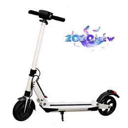 ZXCY Scooter ZXCY Men And Women Long Range Foldable Electric Scooter for 15Km / H Max Speed E-Scooter with Digital LCD Display And Front Light for Adults And Teens, White