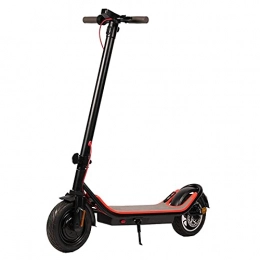 ZXQZ Scooter ZXQZ Electric Scooter, Motor Foldable Scooter, 10 inch Solid Tires, LCD Display Screen, 25 km / h E-scooter, Commuter Electric Scooter for Adults (Color : Black)