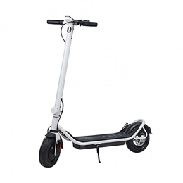 ZXQZ Scooter ZXQZ Electric Scooter, Motor Foldable Scooter, 10 inch Solid Tires, LCD Display Screen, 25 km / h E-scooter, Commuter Electric Scooter for Adults (Color : White)