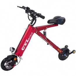 ZXQZ Scooter ZXQZ Foldable Electric Scooter, Electric Car Up To 30-35 Km Long-Range, Adult E-Scooter for Commuter (Color : Red)