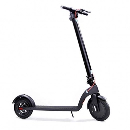 ZXWNB Electric Scooter ZXWNB Electric Scooter Smart Folding Bike Adult Scooter 8.5-Inch Tubeless Tire with Shock Absorption Electric Scooter, Black, A