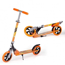 LQ&XL Scooter 2 Wheel Large Wheel Scooter Height Adjustable City Scooter Light Aluminum Folding Commuter Scooter Adult City Scooter Suitable for Teenagers and Adults can Load 150KG -B / A
