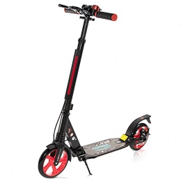 LQ&XL Scooter 2-Wheel Scooter is Suitable for Children Over 8 Years Old. Adults can fold a Variety of Height-Adjustable Pedal Scooters, with PU Damping Wheels and Rear Brake Fender Supporting 100KG -B / B