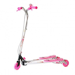 GAOJIN Scooter 3 Wheel Swing Scooter Speeder Drifter 6 Height Adjustable Handle Non-slip Surface Flashing Pu Wheel For Foldable Children 3-12 Gift