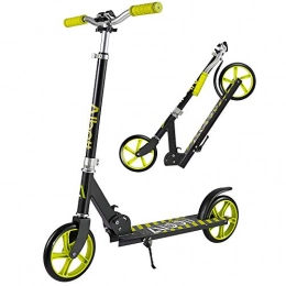 Albott Scooter Albott Kick Scooter 2 Wheel 200mm Big Wheel Scooter Foldable Height Adjustable ABEC-7 Urban Scooter Lightweight Aluminum Folding Commuter Scooter Adult City Scooter for Kid Teens Small Adults Aged 8+