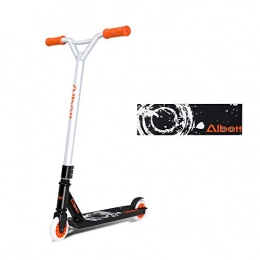 Albott Scooter Albott Stunt Scooter Sport Pro Scooter Kick Scooter White Design for Children Adults and Beginners from 8 Years (Orange)