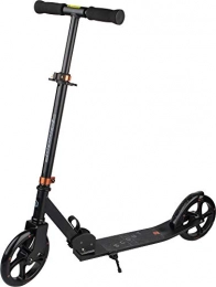 ARCORE Scooter ARCORE SCOUT Folding Kick Scooter Lightweight Durable 200mm PU wheels One Click Folding Adjustable Height (Black)