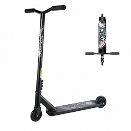 Azanaz Scooter Azanaz Stunt Scooter 2 Wheeled Skateboard Abec-7 High Speed Bearing Extreme Sports Fitness Non-Slip Rubber Handle Pu Nylon Wheel Scooter Suitable for Children 8 Years and Older-Teenagers and Adults