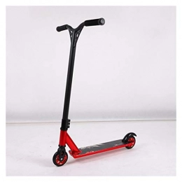 BBI Scooter BBI Freestyle Street Foldable Extreme Pro Stunt Scooter Trick Skatepark Handlebars Professional Extreme Sports Kick Scooter (Color : Red)