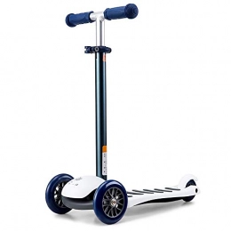 BYOUQ Scooter BYOUQ 3 Wheeled Scooter For Boys / Girls Stand Cruise Child / Toddlers Toy Folding Kick Scooters 2 Levels Of Height Adjustment PU Wheel Single Foot Scooter Non-slip For Kids 2-12 Year Old
