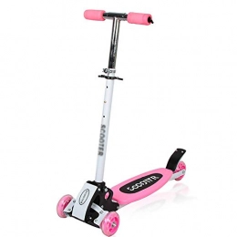 BYOUQ Scooter BYOUQ Fold Self Balancing Scooters 3 Wheel Scooter With Extra Wide PU Wheels And 3 Adjustable Heights Glide Scooter Micro Kickboard For Children Non-slip From 3-14 Yrs