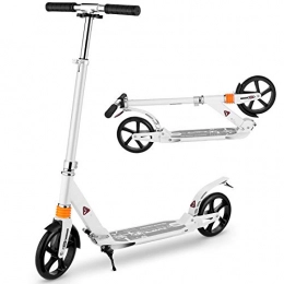 Caroma Scooter CAROMA Scooters for Kids Adults Teens 8 Years and up, Folding Kick Scooter with 3 Seconds Easy Folding System and 8inch Big Wheels for Boys Girls, Max Load 220lbs