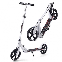 Kick Scooters Scooter CHUNLAN Adult Scooter Folding Teens Student Commuter Scooter Campus City Scooter Non-slip Pedal Foot Brake Big Wheels Red