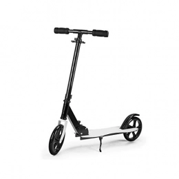 KHUY Scooter Commuter Kick Scooter for Adults, Teens, Kids, Pro Scooters Fuzion, Lightweight, Height-Adjustable, Scooters for Kids 6 Years and Up - Quick-Release Folding System (Color : Single brake)