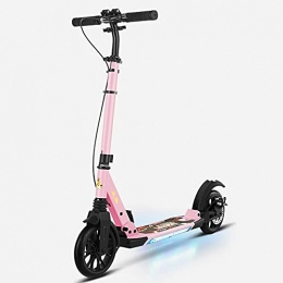 DODOBD Scooter DODOBD Kick Scooter for Kids Ages 8-18 and Adults with Dual Suspension, Large Wheels Folding Adjustable Kick Micro Adult Scooter, Handbrake and Disc brake, Free Carry Strap and Bell, 150kg