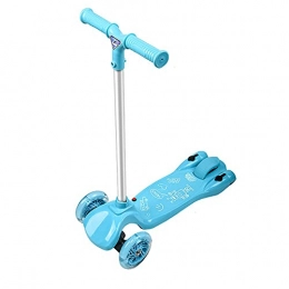 DODOBD Kids Scooter,Premium 3 Wheel Kick Scooter for Toddlers 2-14 Year with Adjustable Height 69-83cm, Flashing Wheels Music Water Spray, Anti-Slip Deck,Lean to Steer