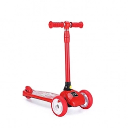 EURYTKS Scooter EURYTKS stunt scooter, T-Height Height Adjustable Children's Scooter 2 Years Old 3 Years Old 6 Years Old Flash Baby Scooter Child Men and Women Wide Wheel Folding Scooter Non-Slip Wearable