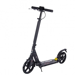 LQ&XL Scooter Foldable Scooter, Suitable for Teenagers and Adults Over 14 Years Old, with PU Shock Wheels, Height Adjustable in 3 Gears, Bearing 100KG -B / D