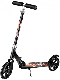 FQCD Scooter FQCD Kick Scooters, Outdoor Recreation, Stunt Scooters, Scooters Equipment, Sport Scooters, City Scooters, Birthday Gifts for Kids 8 Years Old and Up | Support 220 lbs, Colour:Black (Color : Black)